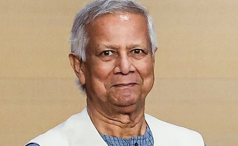 வங்கதேச இடைக்கால அரசின் தலைமை ஆலோசகர் முஹமது யூனுஸ்