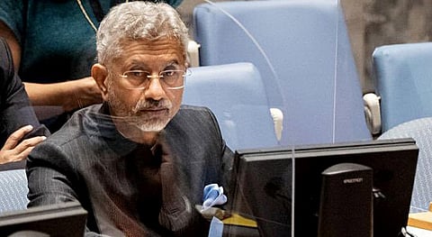 ஐக்கிய நாடுகள் சபையில் வெளியுறவு அமைச்சர் ஜெய்சங்கர் - கோப்புப்படம்