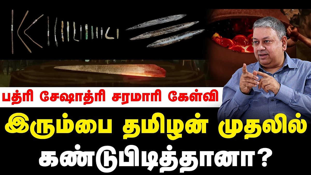 சிந்து சமவெளி நாகரிகத்தின் தொடர்ச்சி இங்கு இல்லை: பத்ரி சேஷாத்ரி