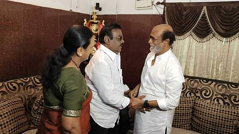 ரஜினிக்குப் பாராட்டு விழா: பிரேமலதா விஜயகாந்த் கோரிக்கை | Rajinikanth