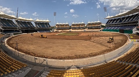 டி20 உலகக் கோப்பைக்குத் தயாராகும் சேப்பாக்கம் மைதானம்! | Chepauk Stadium