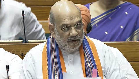 மசோதாக்களை மக்களவையில் தாக்கல் செய்த அமித்ஷா