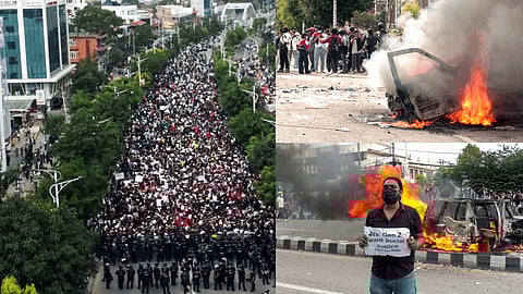 நேபாளத்தில் தொடரும் போராட்டம் : அமைச்சர்களின் வீடுகள் மீது தாக்குதல் | Nepal | GenZ Protest |