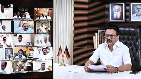 தேர்தல் முடியும் வரை ஓய்வை மறந்துவிடுங்கள்: மாவட்ட செயலாளர்களுக்கு முதல்வர் ஸ்டாலின் அறிவுரை | MK Stalin | DMK |