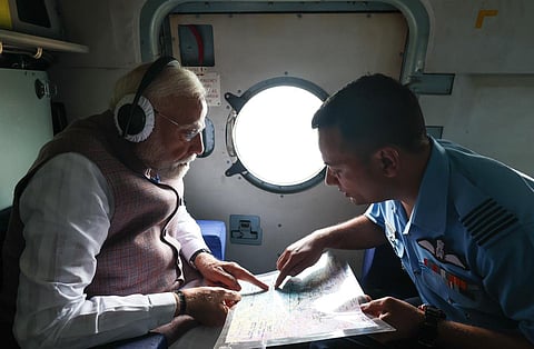 இமாச்சல பிரதேச வெள்ளம் : ரூ. 1,500 நிவாரண நிதி அறிவித்தார் பிரதமர் மோடி | Himachal floods | Modi |