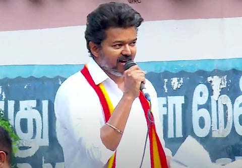 நான் மக்களைச் சந்திக்க மாட்டேன் என்றவர்கள் புலம்பத் தொடங்கிவிட்டார்கள்: விஜய் அறிக்கை | TVK Vijay |