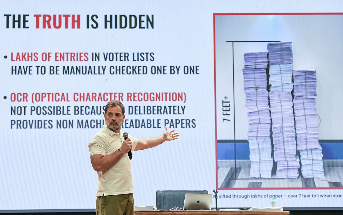 வாக்குத் திருட்டு குற்றச்சாட்டு?: சற்று நேரத்தில் செய்தியாளர்களைச் சந்திக்கிறார் ராகுல் காந்தி! (நேரலை)