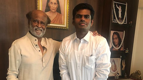ரஜினியைக் குருவாகப் பார்க்கிறேன்: அண்ணாமலை | Annamalai | Rajinikanth |