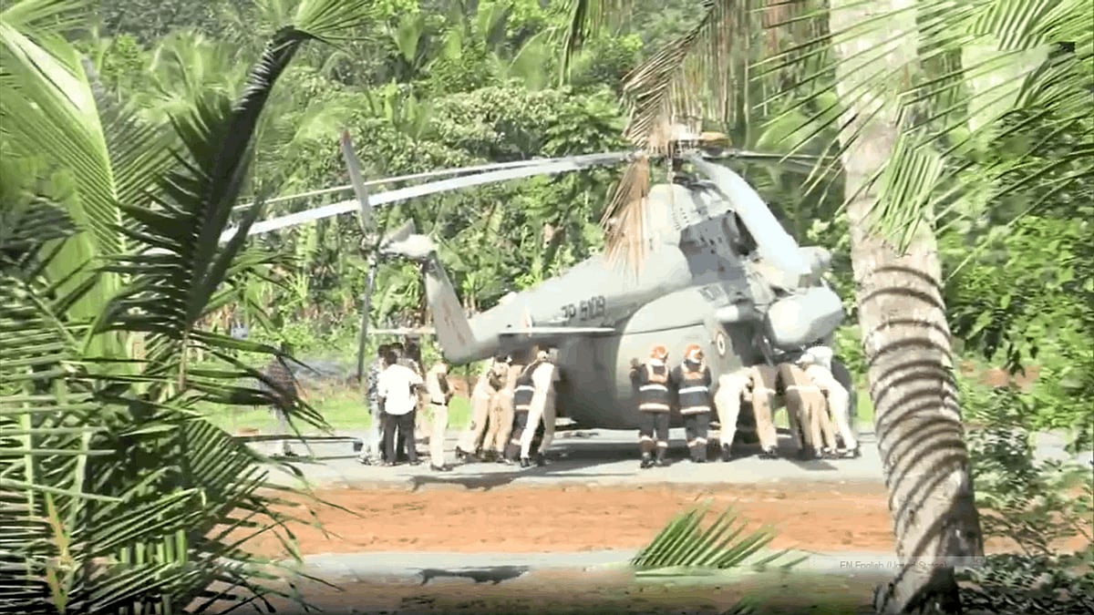 சபரிமலையில் இறங்குதளத்திற்குள் சிக்கிய குடியரசுத் தலைவரின் ஹெலிகாப்டர் | Droupadi Murmu |