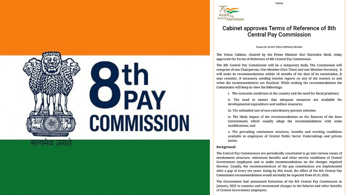 எட்டாவது ஊதியக்குழு: உறுப்பினர்களை அறிவித்து மத்திய அமைச்சரவை ஒப்புதல் | 8th Pay Commission |