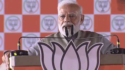 பிஹார் மாநிலம் சப்ராவில் பிரதமர் மோடி பிரசாரம்