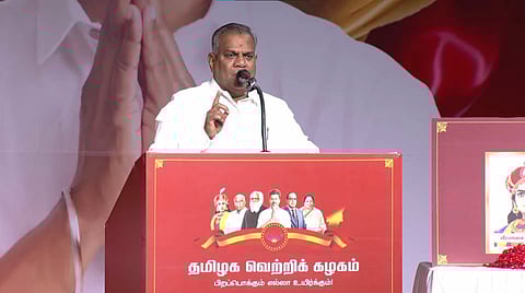 தவெக சிறப்பு பொதுக்குழு கூட்டத்தில் பேசிய பொதுச்செயலாளர் என். ஆனந்த் 