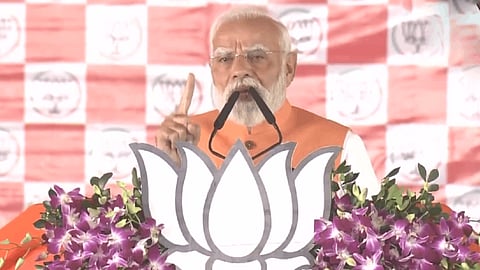 பிஹார் மாநிலம் ஔரங்காபாத்தில் பிரசாரம் செய்த பிரதமர் மோடி