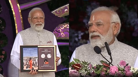 புட்டபர்த்தி சத்திய சாய் பாபா நூற்றாண்டு விழாவில் பிரதமர் மோடி