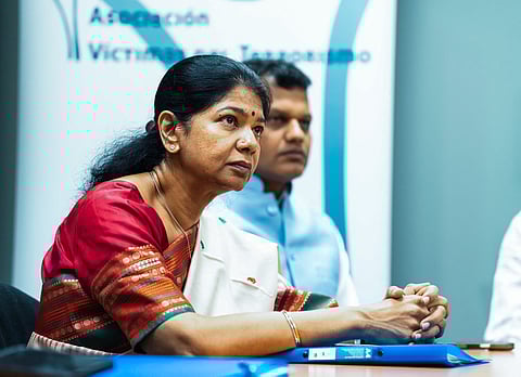 திமுக எம்.பி. கனிமொழி (கோப்புப்படம்)