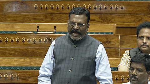 நாடாளுமன்றத்தில் உரையாற்றிய திருமாவளவன்