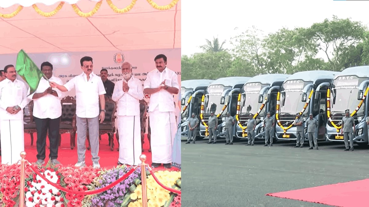 அரசு விரைவுப் போக்குவரத்து கழகத்திற்கு 20 நவீன சொகுசுப் பேருந்துகள்: தொடங்கி வைத்தார் முதலமைச்சர் | MK Stalin | 