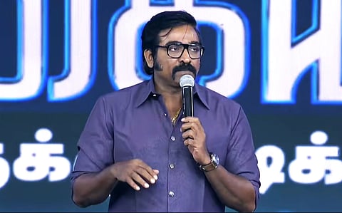 The Government keeps planning to make sure we get an education,” says Vijay Sethupathi at the Laptop Scheme event