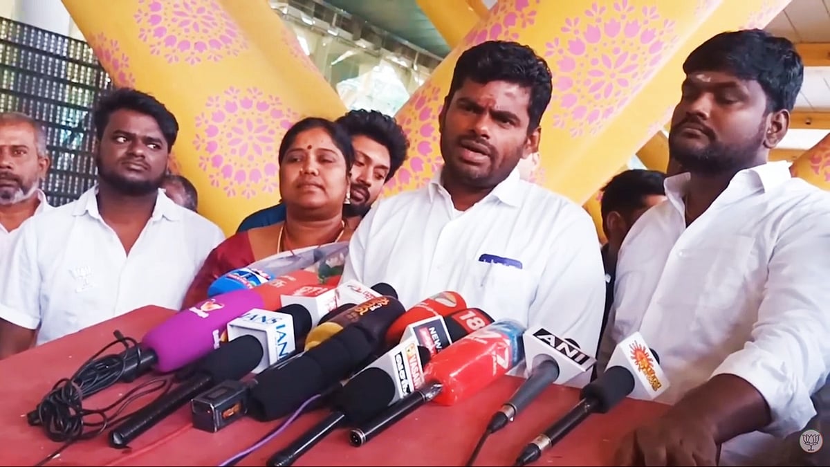 மேடை போட்டுத் திட்டும் அளவு வளர்ந்துவிட்டேன்: அண்ணாமலை | Annamalai |