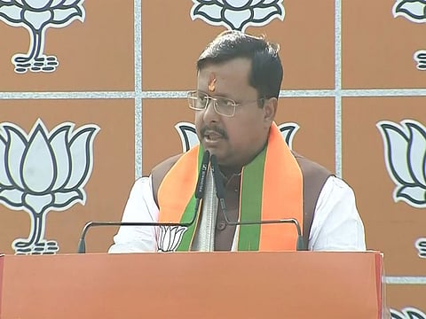 பாஜக தேசிய தலைவராகப் பொறுப்பேற்றுக்கொண்ட நிதின் நபின்