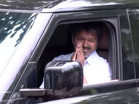 தவெக தலைவர் விஜய்