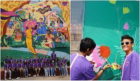 Lucknow's new art landmark! State WPL franchise, UP Warriorz, honoured with a 5,500 sq ft mural