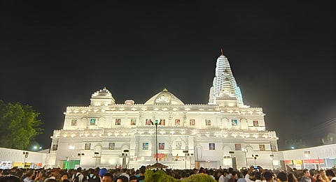 Lucknow’s largest Utsav Durga Pandal opens in Jankipuram, spanning two lakh sq ft