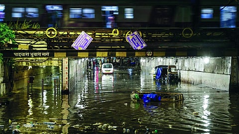 Mumbai’s suburbs take a beating from heavy rain as waterlogging returns