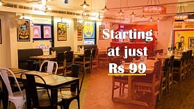 You can eat a full desi thali at The Urban Dhaba in Lucknow, without digging a whole in your pocket!