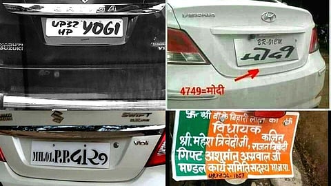 Number plates on UP vehicles: A rage of creativity amidst violated laws