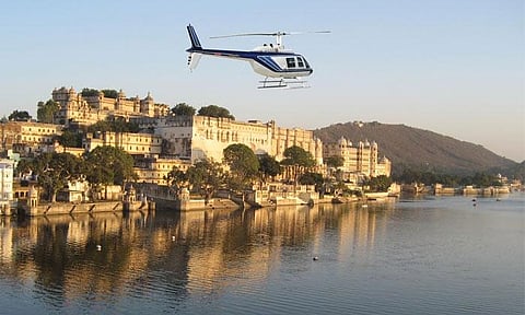 Helicopter Tourism takes flight in Rajasthan