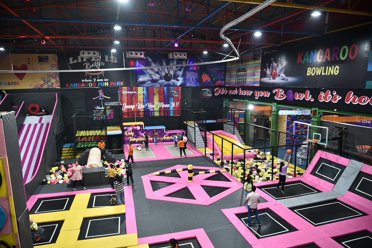 Head now to Kangaroo Trampoline Park in Lucknow for an escapade like