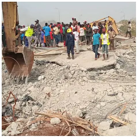 The Scene of the collapse