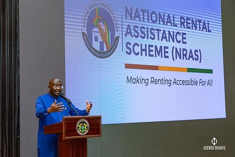 Veep, Dr. Bawumia speaking at the launch 