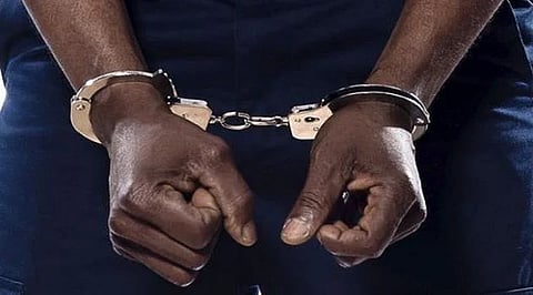 Suspect in Cuffs