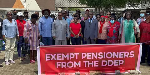 Pensioners in parliament