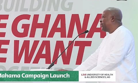Ex-president John Mahama 