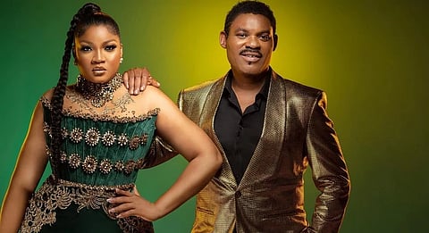 Omotola and Husband