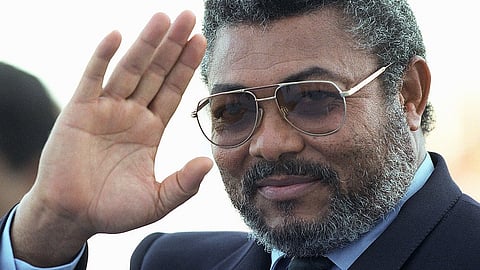 Late Ex Ghanaian president, Jerry John Rawlings 