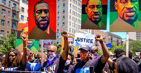 Protestors of George Floyd