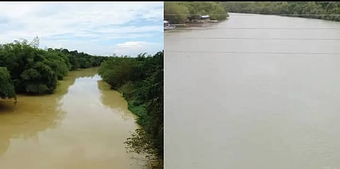 Image on the left is the Current State of River Ankobra and on the right is speculated image depicting a clean River Ankobra