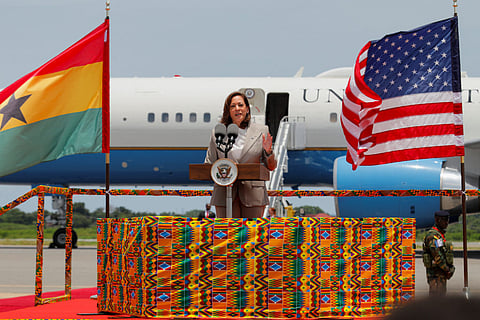 US vice-president Kamala Harris.