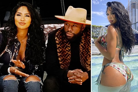 Floyd Mayweather and his ex-girlfreind