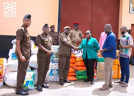 Donation at Nsawam Prison