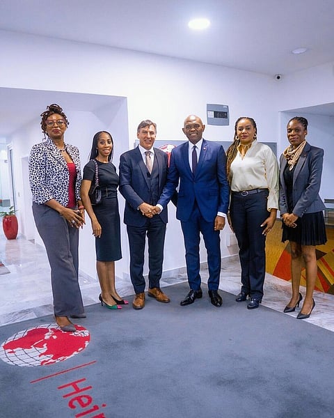 The TEFSquard with Mr. David Stevenson, Country Director of World Food Programme 