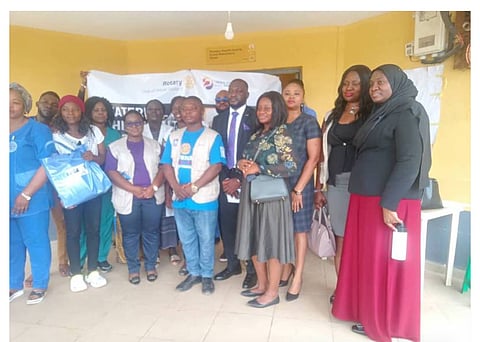 Rotary Club Stakeholders during the awareness sensitization 