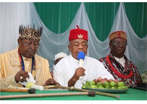 Photos of Abia Traditional Monarchs used to complement the story 