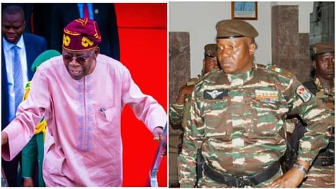 President Tinubu and Niger Coup Leader