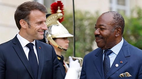 Gabon's deposed president Ali Bongo Odimba was last welcomed to the French presidential palace in June  