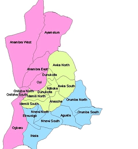 Anambra State Map